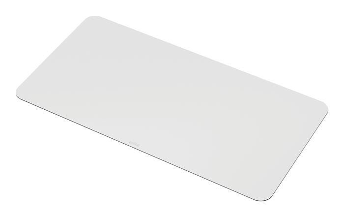 Könyökalátét, újrahasznosított bőr, 70x36 cm, LEITZ, világosszürke