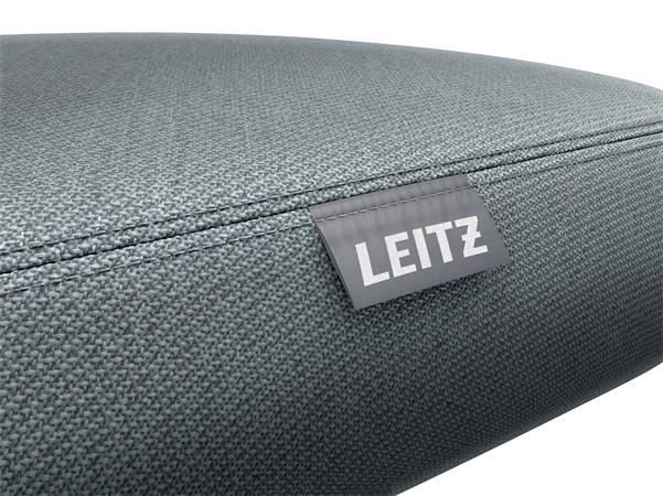 Munkaszék, görgős, ergonomikus, LEITZ "Ergo Comfort Active", világosszürke