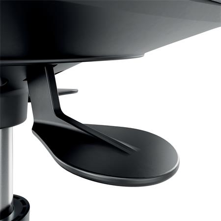 Munkaszék, görgős, ergonomikus, LEITZ "Ergo Comfort Active", világosszürke