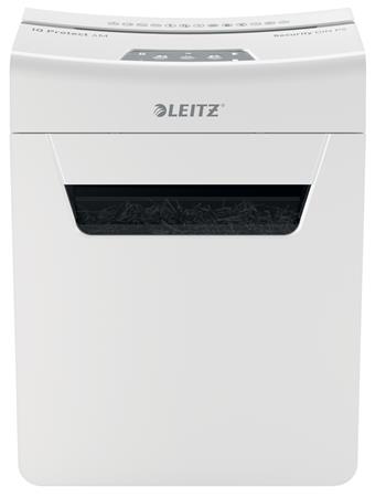 Iratmegsemmisítő, mikrokonfetti, 4 lap, LEITZ "IQ Protect 4M"