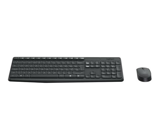 Egér- és billentyűzet készlet, vezeték nélküli, USB, HUN, LOGITECH "MK235"