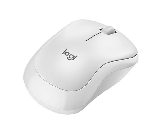 Egér, vezeték nélküli, optikai, csendes, BT, LOGITECH "M240", piszkosfehér