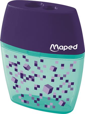 Hegyező display, kétlyukú, tartályos, MAPED "Pixel Party Shaker"