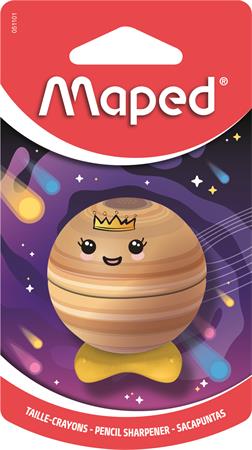 Hegyező, egylyukú, tartályos, MAPED „Planet”, bolygók, vegyes minták