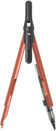 Körző display, heggyel, 2in1, ceruzává alakítható, MAPED „Compass Pen”, vegyes színek