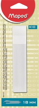 Pótkés 18 mm-es univerzális késhez, MAPED, 10 db/bliszter