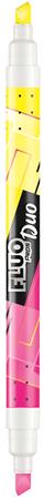 Szövegkiemelő készlet, 1-5 mm, kétvégű, MAPED "Fluo Peps Duo", vegyes színek
