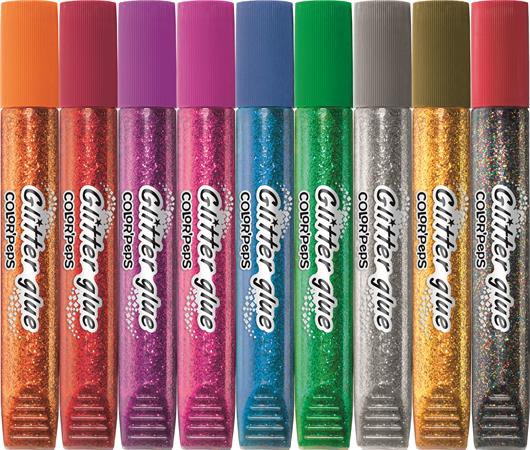 Csillámos ragasztó, MAPED "Color`Peps", 9 különböző szín