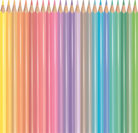 Színes ceruza készlet, háromszögletű, MAPED "Color`Peps Pastel", 24 különböző pasztell szín