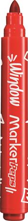 Ablakfilc készlet, vastag, törlőkendővel, 5 mm, MAPED "Marker`Peps", 6 különböző szín