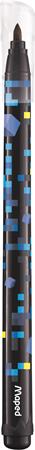 Filctoll készlet, 2,8 mm, kimosható, MAPED "Pixel Party", 12 különböző szín