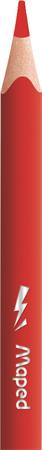 Színes ceruza készlet, háromszögletű, MAPED "Mini Color`Peps Strong", 12 különböző szín