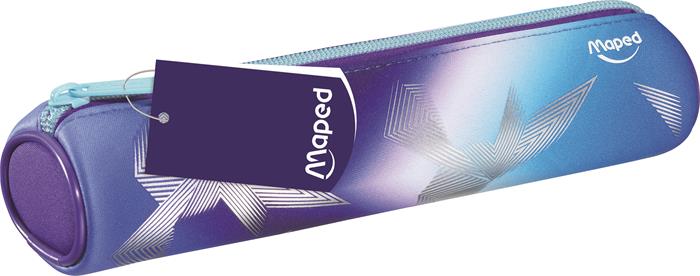 Tolltartó, henger alakú, cipzáras, MAPED „Arctic jégvilág”