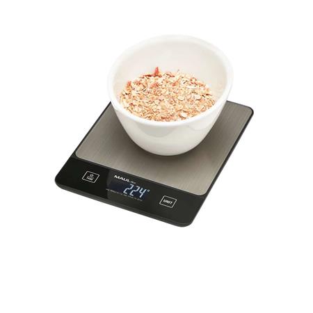 Levélmérleg, digitális, 5 kg terhelhetőség, MAUL "Libra", fekete