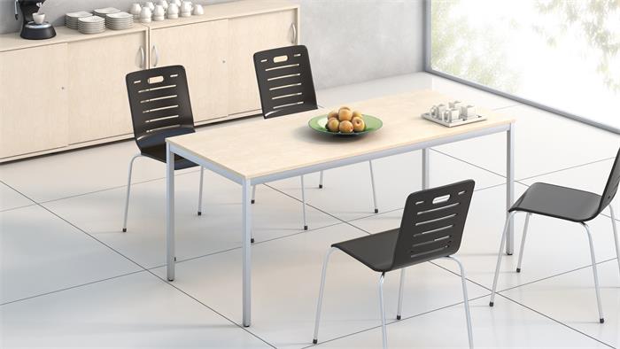 Szekrény, asztalmagas, tolóajtós, polcos, MAYAH "Freedom SV-16", juhar