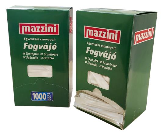 Fogvájó, egyesével csomagolt, 1000 db, MAZZINI