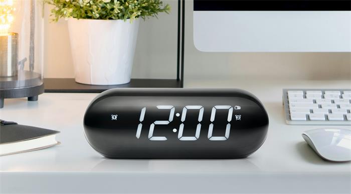 Rádió, órás, jumbo kijelző, MUSE, "M-19GL", fekete