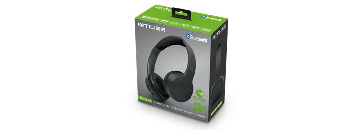 Fejhallgató, mikrofon, Bluetooth 5.3, MUSE "M-272 BT"