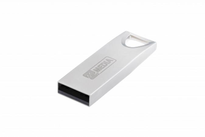 Pendrive, 64GB, USB 2.0, alumínium ház, MYMEDIA "Alu" (by VERBATIM)