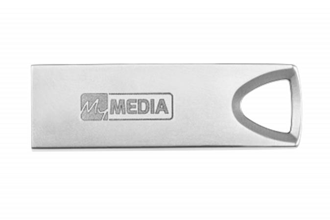 Pendrive, 16GB, USB 3.2 Gen1, alumínium ház, MYMEDIA "Alu" (by VERBATIM)