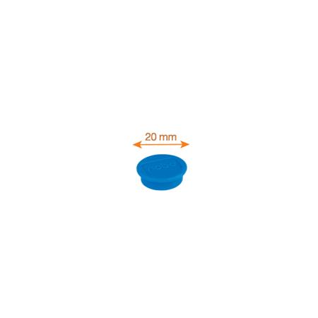 Mágneskorong, 20 mm, 10 db, NOBO, vegyes
