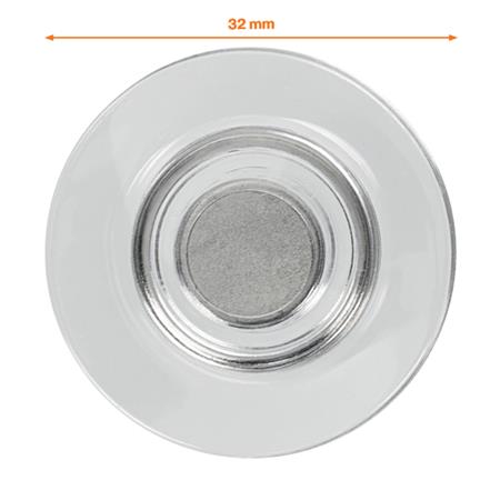 Erős mágnes, 10 db, "Diamond " táblákhoz, NOBO, átlátszó