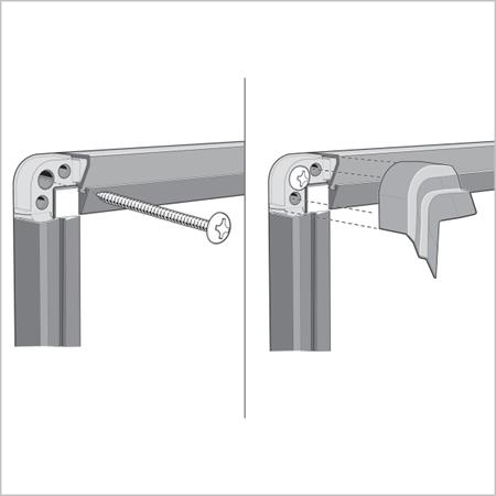 Fehértábla, zománcozott, mágneses, 240x120 cm, alumínium keret, NOBO "Premium Plus"