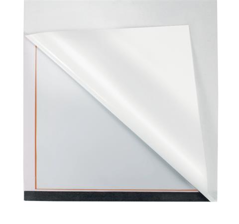 Posztertábla, fali, A4 méret, műanyag keret, 2 db, NOBO, narancs