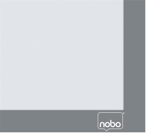 Posztertábla, fali, A4 méret, műanyag keret, 2 db, NOBO, ezüst