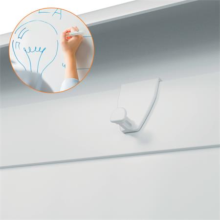 Flipchart tábla, mobil, mágneses felület, 70x100 cm, EcoLabel, NOBO "Premium Plus", fehér