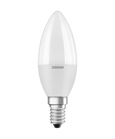 LED izzó, E14, gyertya, B38, 7W, 806lm, 2700K (MF), OSRAM "Value"