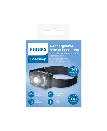 Fejlámpa, LED, újratölthető, PHILIPS