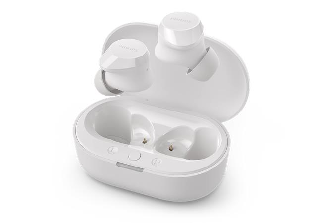 Fülhallgató, TWS vezeték nélküli, Bluetooth 5.3, PHILIPS "TAT1209", fehér