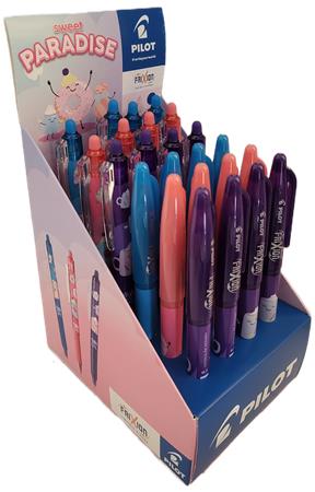 Rollertoll display, 0,35 mm, törölhető, PILOT "Frixion Ball Fancy", "Frixion Clicker Fancy", vegyes