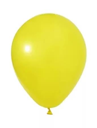 Léggömb, 30cm, "Balonevi", citromsárga