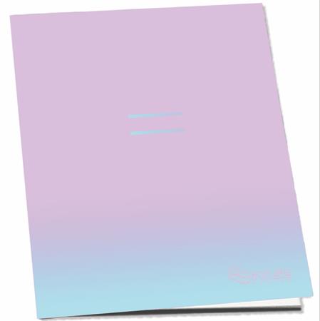 Füzet, tűzött, A4, vonalas, 52 lap, PULSE "Pastel Colours"