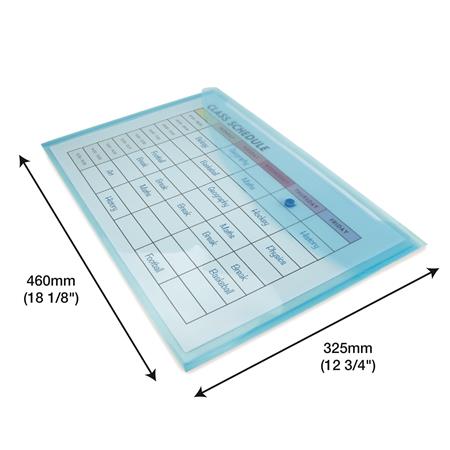 Irattartó tasak, A3, PP, patentos, RAPESCO, vegyes színek