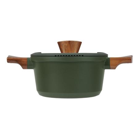 Főzőedény / lábas, fedővel, 20 cm, 2,6L, RESTO "SADR 93701"