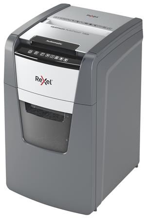 Iratmegsemmisítő, konfetti, 130 lap, REXEL, "Optimum AutoFeed+ 130X"