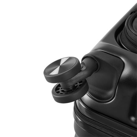 Utazóbőrönd, keményfedelű, 35x55x22 cm, RIVACASE "Clark 8180", fekete