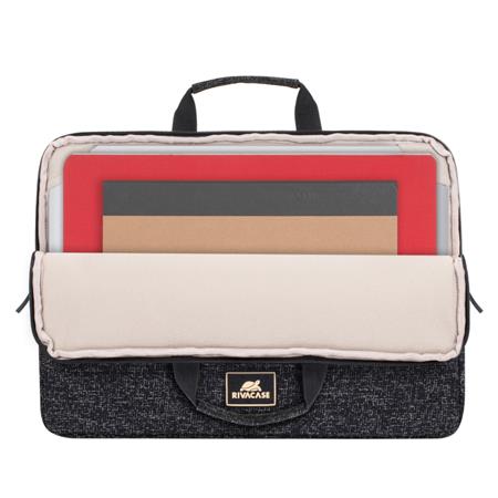 Notebook táska, 15,6", vezeték nélküli egérrel, RIVACASE "Anvik 7916", fekete