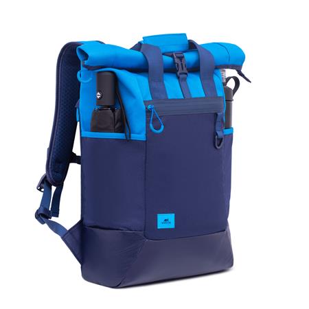 Notebook hátizsák, 15,6", rolltop, 25L, RIVACASE "5321 Dijon", kék