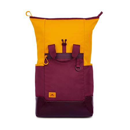 Notebook hátizsák, 15,6", rolltop, 25L, RIVACASE "5321 Dijon", bordó