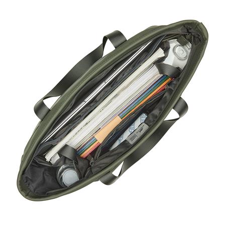 Notebook táska, női, 14", RIVACASE "Eden 7821", olivazöld