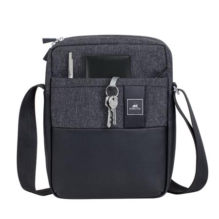 Oldaltáska, tablet 11", RIVACASE "Lantau 8811", szürke-fekete