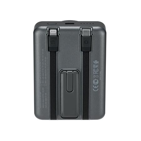 Hordozható akkumulátor, mágneses (vezeték nélküli), 10000mAh, RIVACASE "VA2608"