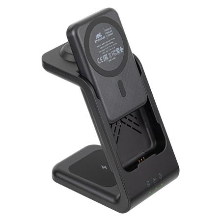 Töltőállomás, vezeték nélküli, mágneses, 5000mAh, RIVACASE "VA4917"