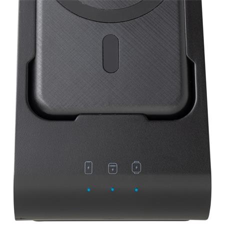 Töltőállomás, vezeték nélküli, mágneses, 5000mAh, RIVACASE "VA4917"