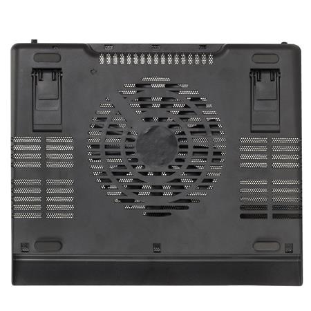 Notebook állvány, hűtőventilátorral, 17,3", RIVACASE "5556", fekete
