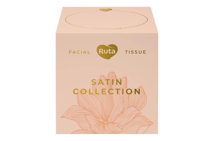 Kozmetikai kendő, 2 rétegű, 80 db, RUTA "Satin Collection"